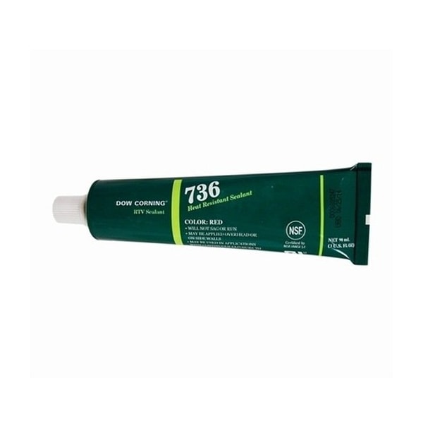 Dow Corning Specialty Purpose Silicone Sealant, Multipurpose, Tube, Paste 736 3OZ / 90ML TUBE - main